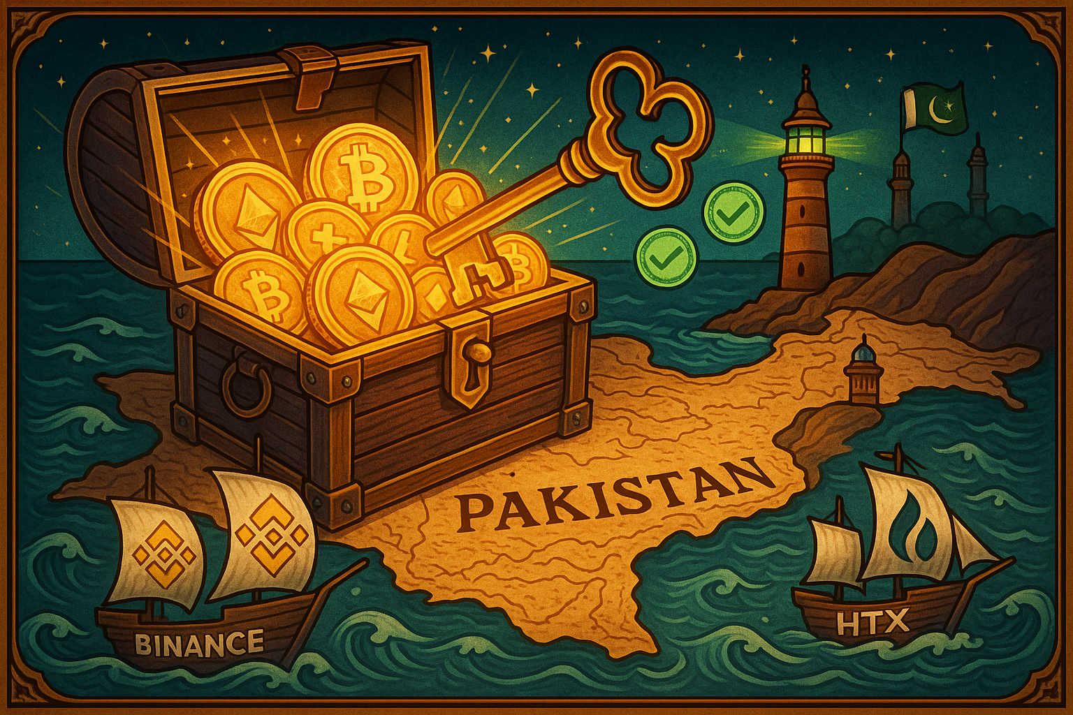 Pakistan clears Binance and HTX to seek local crypto licenses
