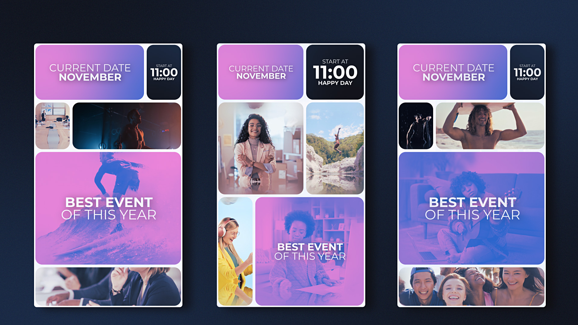 Multiscreen Instagram Reel