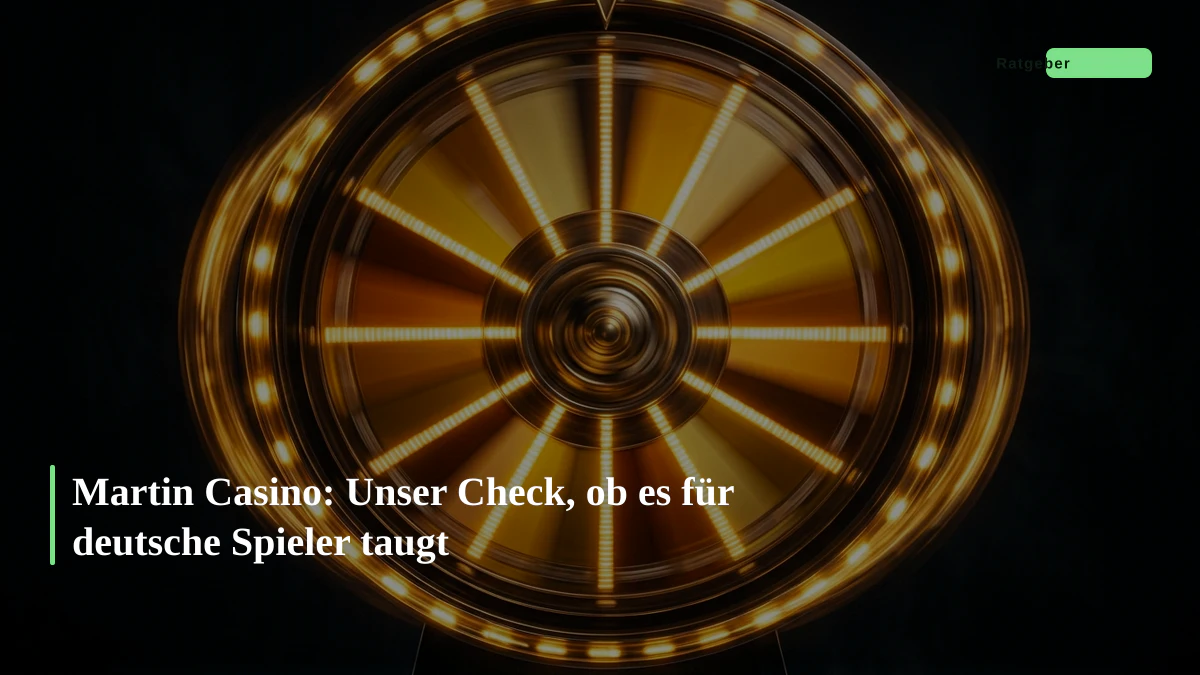 Martin Casino: Unser Check, ob es für deutsche Spieler taugt