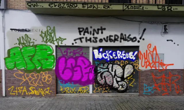 Graffiti artwork by Rickertos