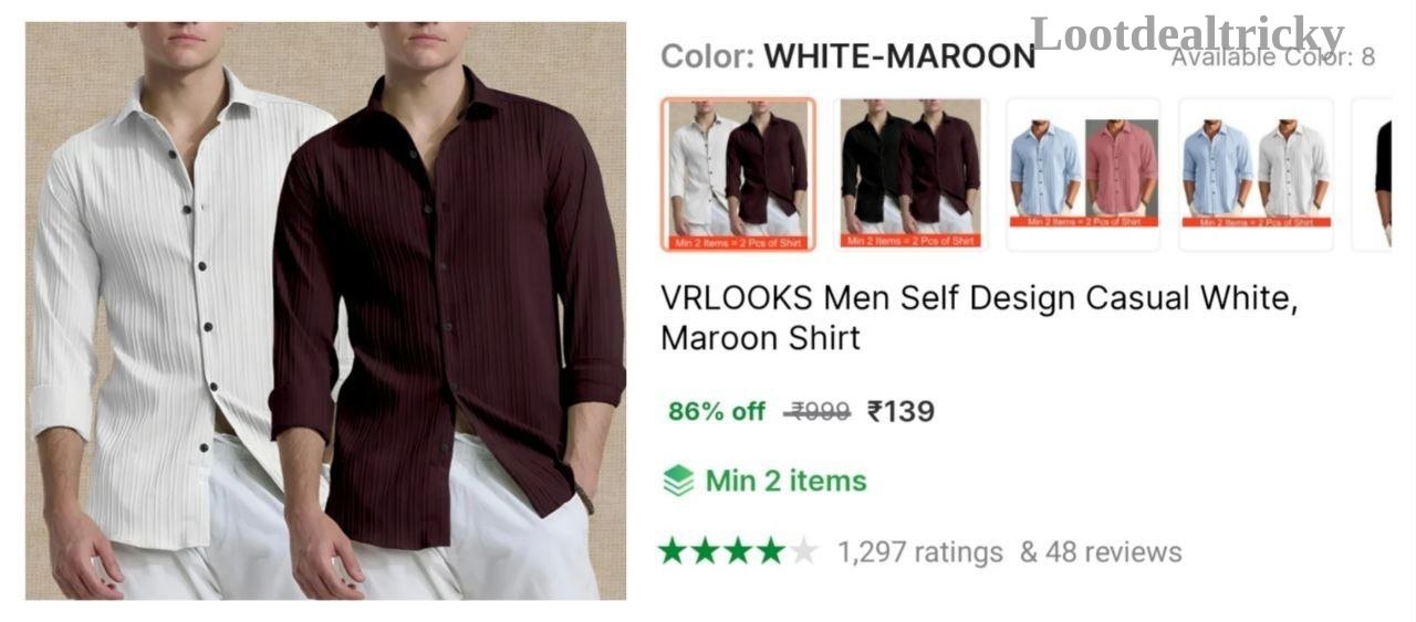 Men Self Design – Just ₹139 | Loot Ka Maal Men Self Design – Just ₹139 | Loot Ka Maal