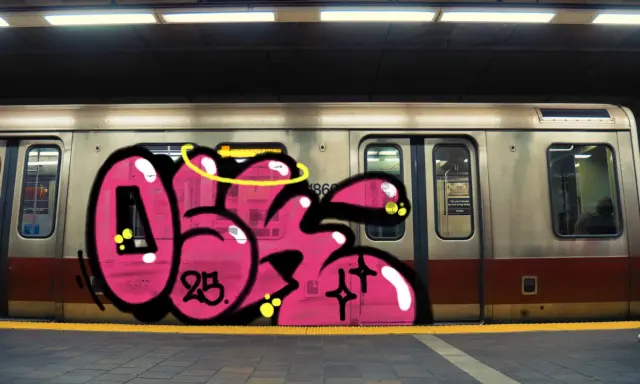 Graffiti artwork by COLExOSK