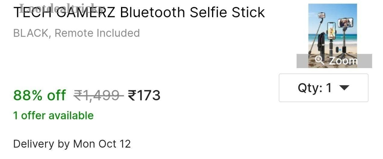 Bluetooth Selfie Stick | Loot Deal Bluetooth Selfie Stick | Loot Deal