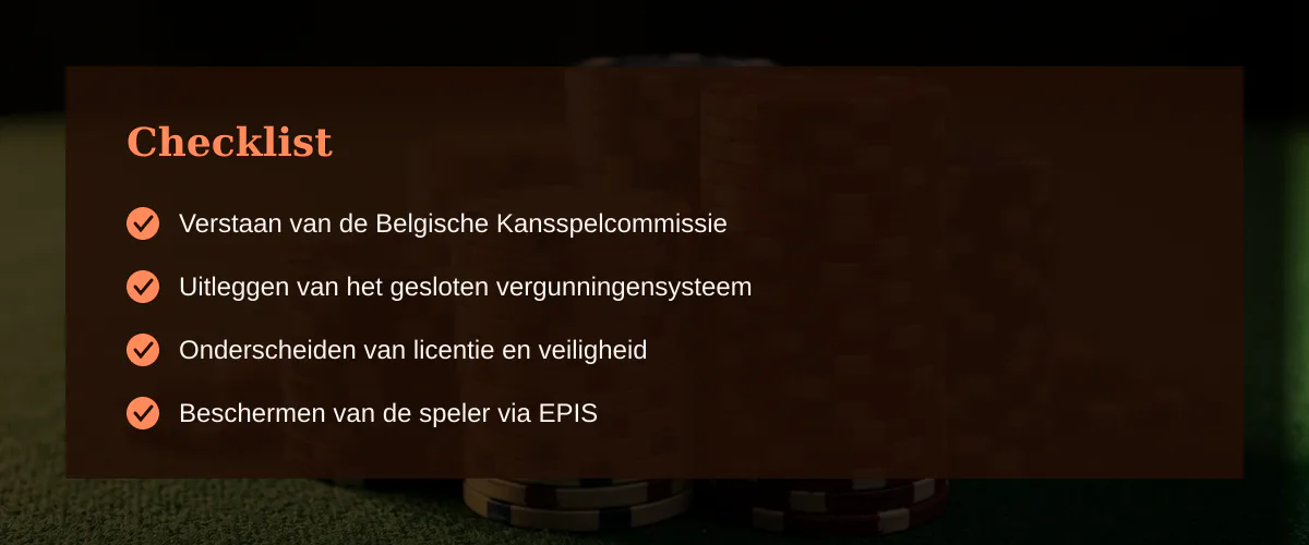 De juridische grenzen van online casino belgie voor de Nederlandse speler — Checklist