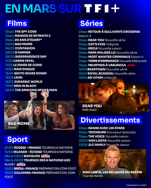 tf1plus 2026 03