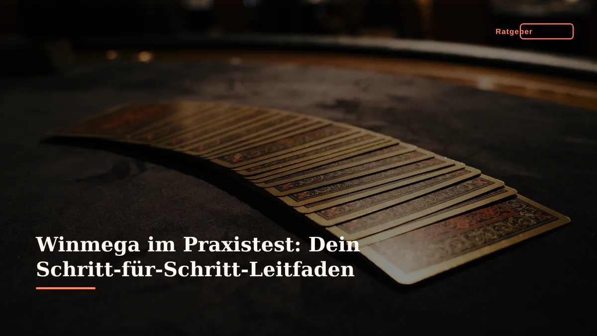 Winmega im Praxistest: Dein Schritt-für-Schritt-Leitfaden