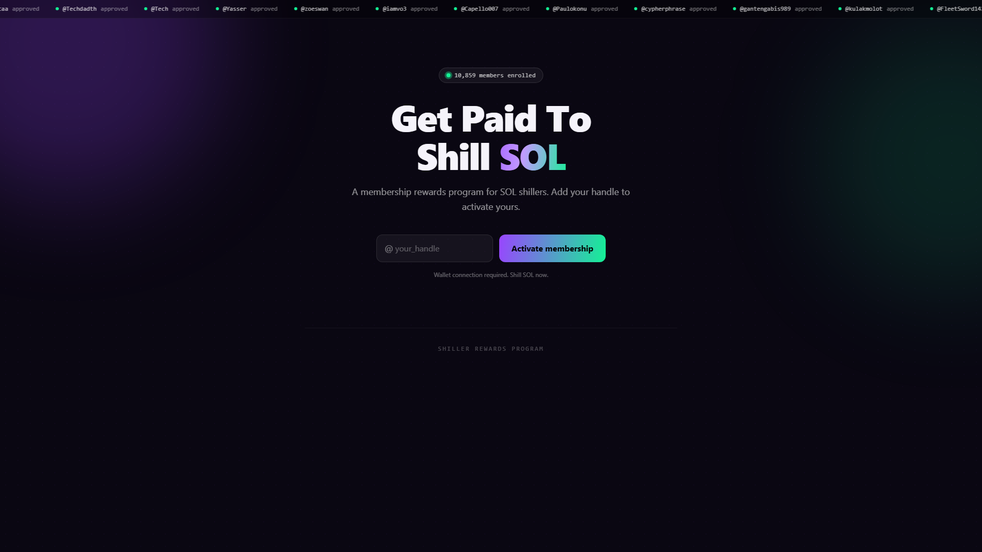 Screenshot of shill-sol.com