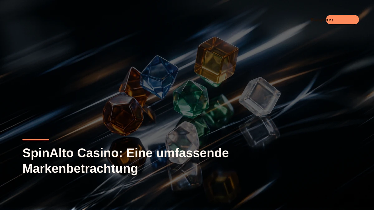 SpinAlto Casino: Eine umfassende Markenbetrachtung