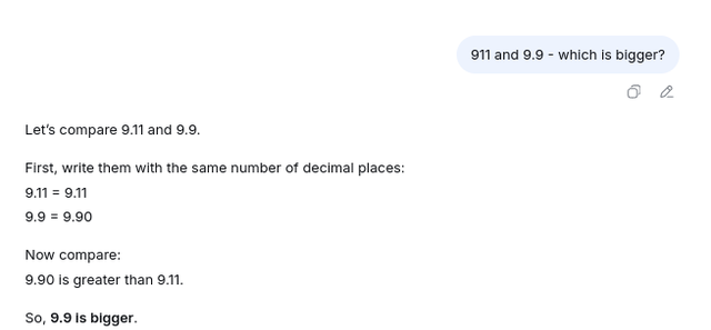 deepseek 911 vs 99