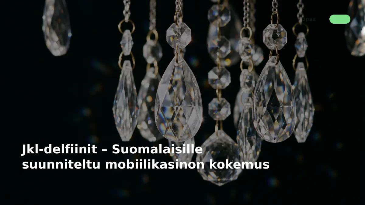 Jkl-delfiinit – Suomalaisille suunniteltu mobiilikasinon kokemus