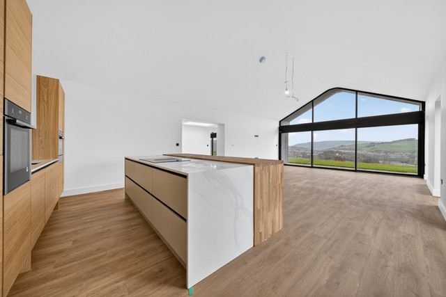 Empty spare room before virtual staging