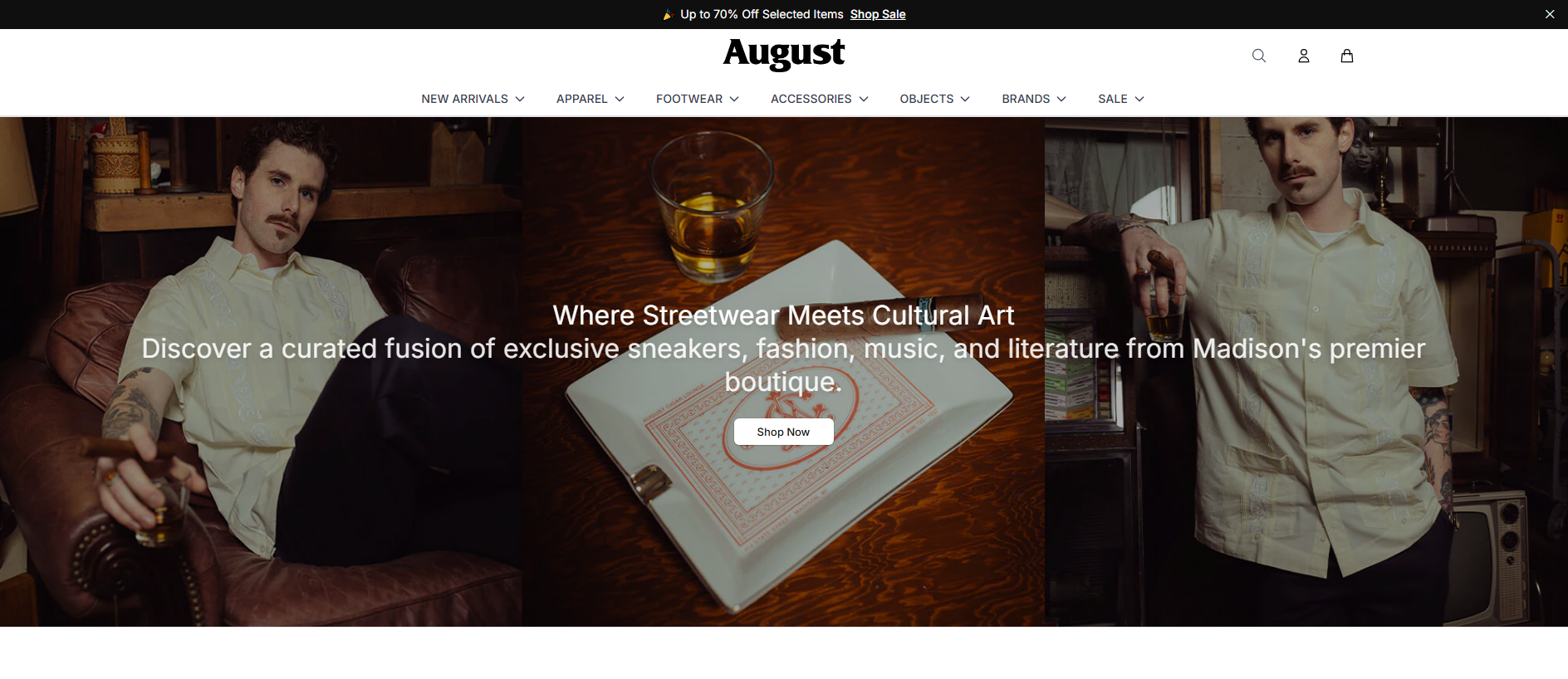 Stored capture of augustselect.shop
