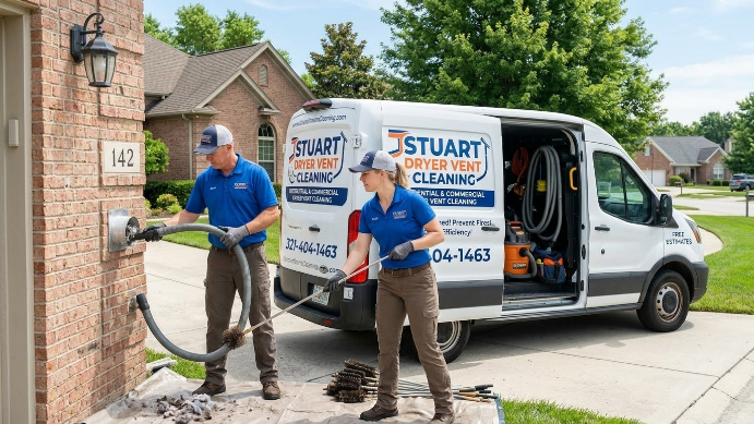 Professional dryer vent cleaning service Stuart Florida