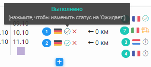 статусы задач