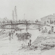 Мост через реку Чуприя в Парачине 1876