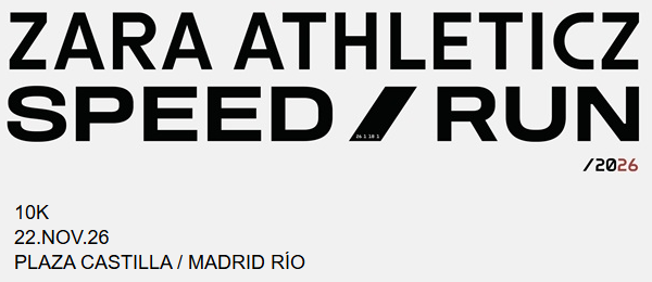 Abiertas las inscripciones para la 3ª edición de la Zara Athleticz Speed Run en Madrid