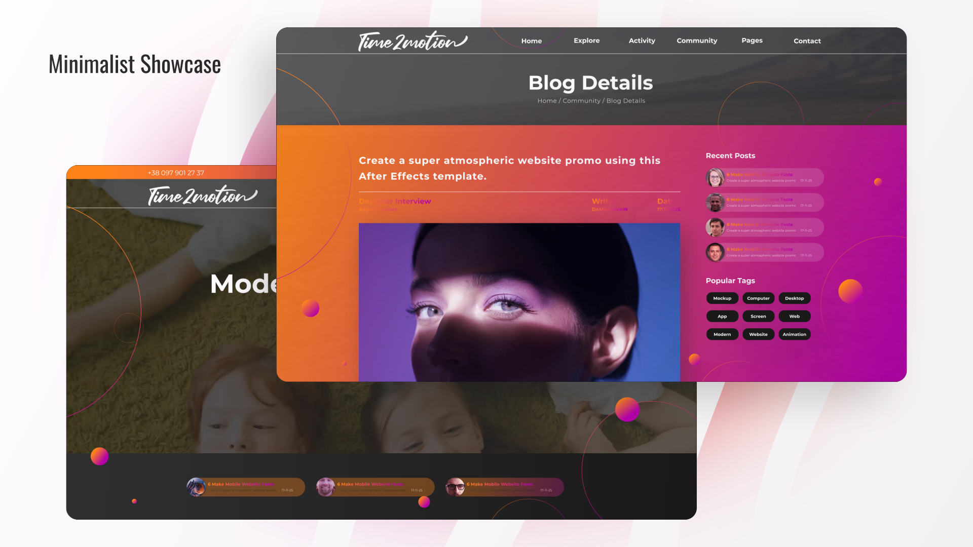 Website Screen Promo