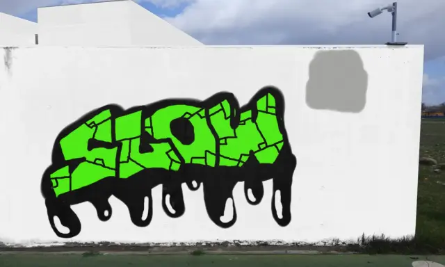 Graffiti artwork by SLOW0NE