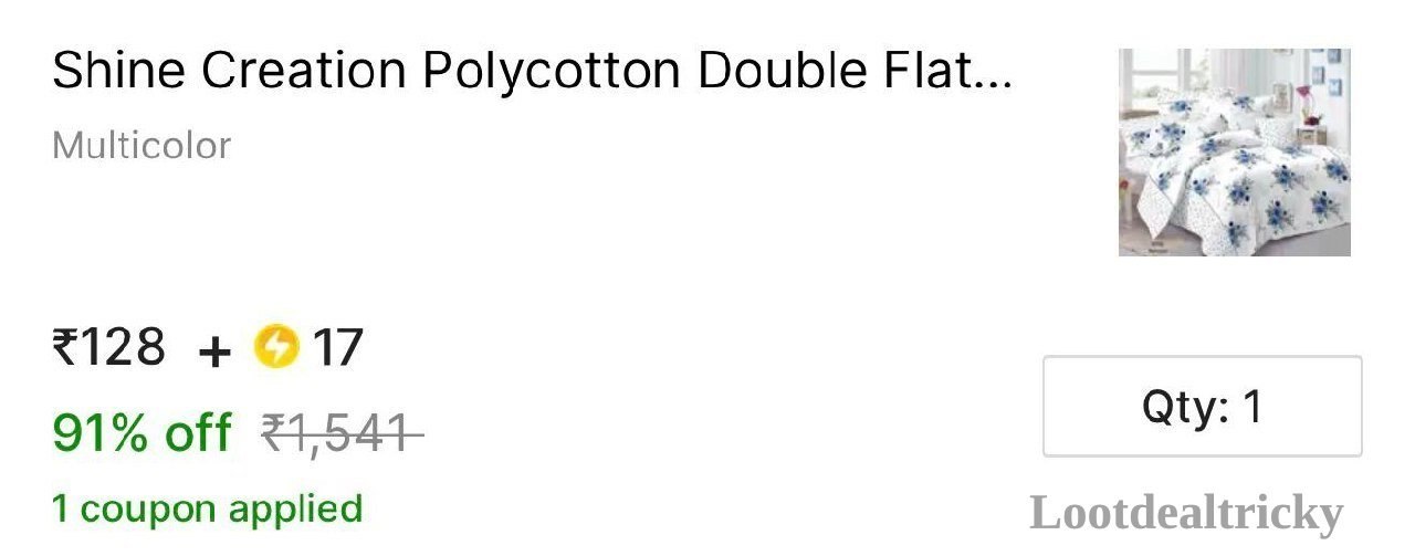 Double Bedsheet 2 Offer Image