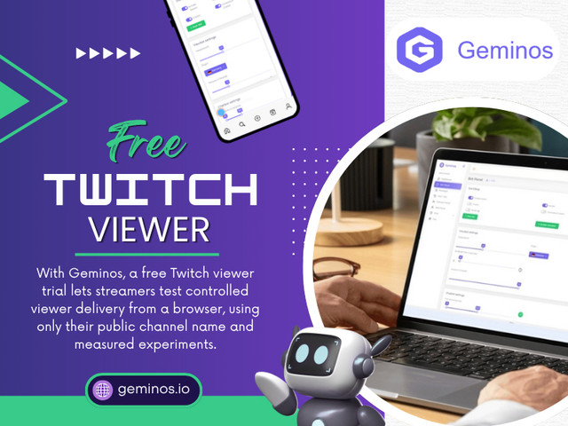 A service promoting a free twitch viewer trial should not automatically be trusted simply because the offer sounds convenient.

Read our Blogs:
https://geminosio.wordpress.com
https://medium.com/@geminosio
https://geminosio.tumblr.com

More Links:
https://mez.ink/geminosio
https://www.patreon.com/cw/GeminosIO
https://www.bandlab.com/geminosio