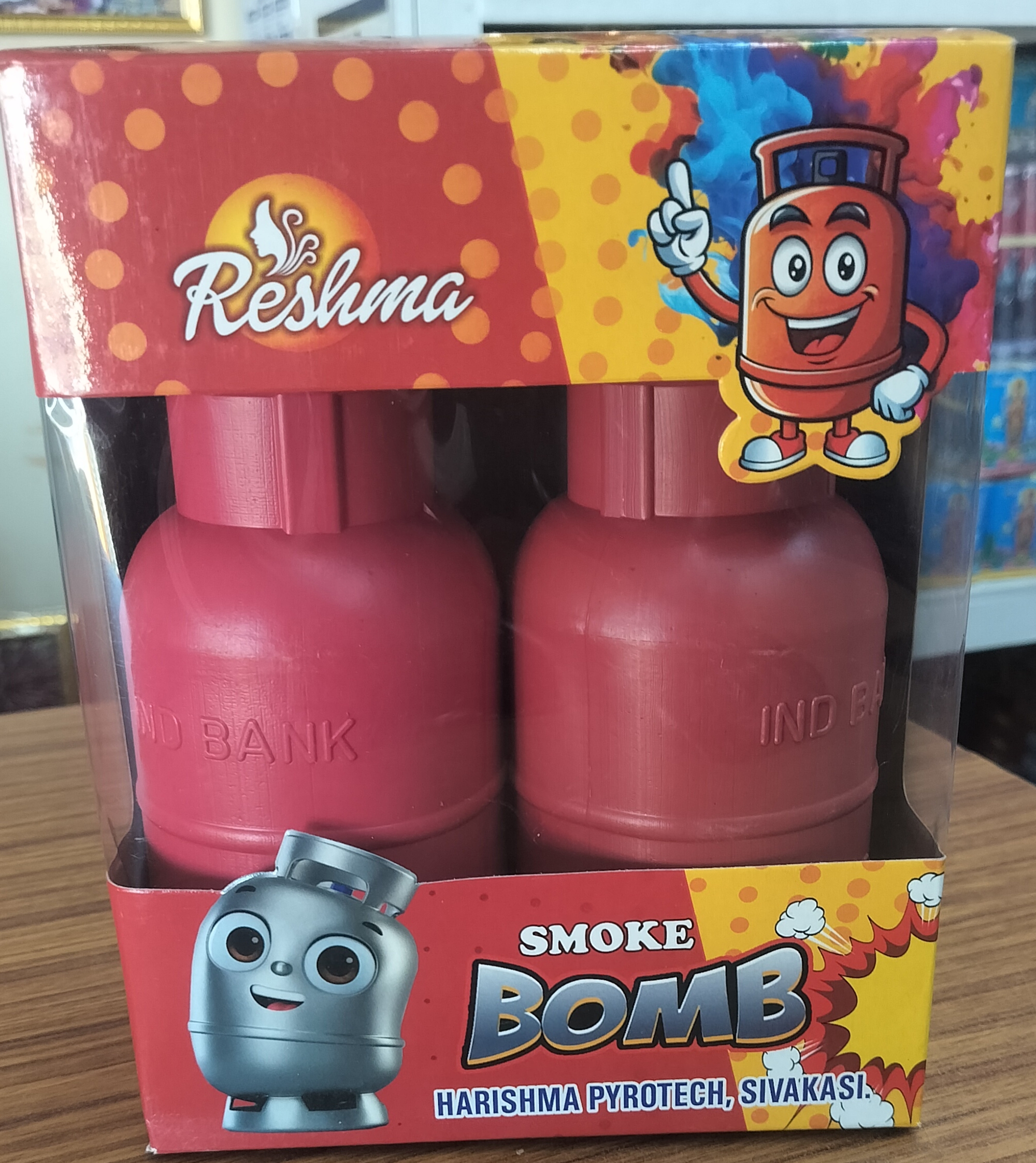 cylinder smoke&blaste bomb