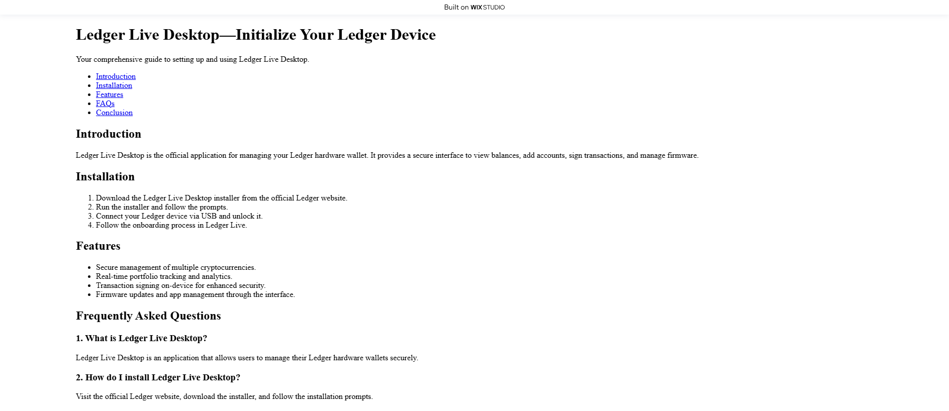 Stored capture of desktop-learn.wixstudio.com