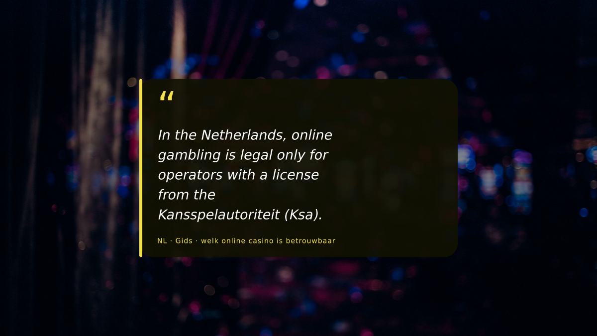Welk online casino is betrouwbaar in nederland
