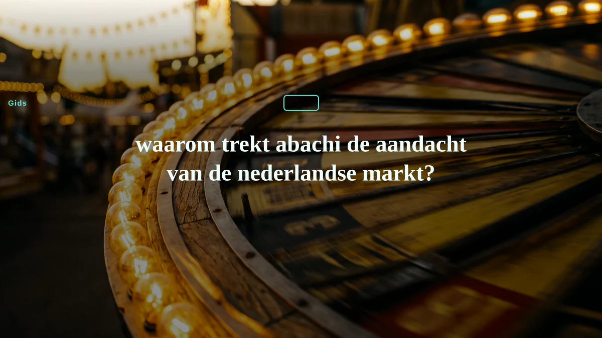 waarom trekt abachi de aandacht van de nederlandse markt?