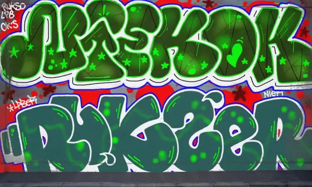 Graffiti artwork by Okeyss