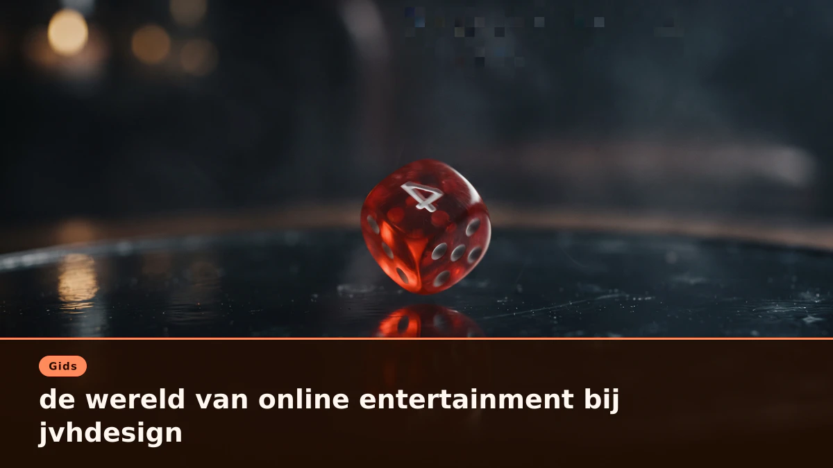 de wereld van online entertainment bij jvhdesign