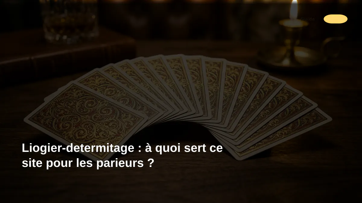 Liogier-determitage : à quoi sert ce site pour les parieurs ?