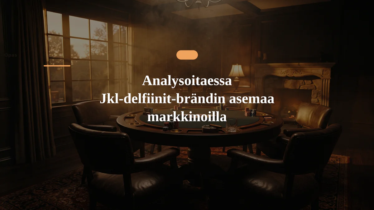 Analysoitaessa Jkl-delfiinit-brändin asemaa markkinoilla