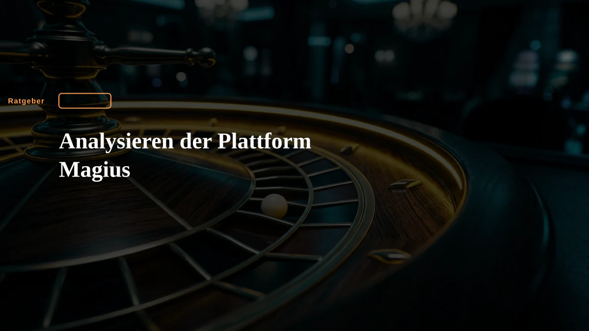 Analysieren der Plattform Magius