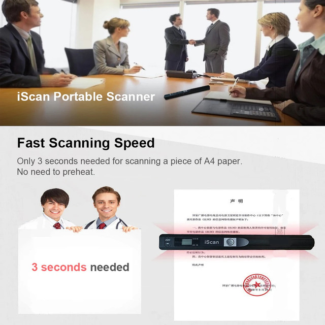 iScan Portable Handheld Scanner 900DPI