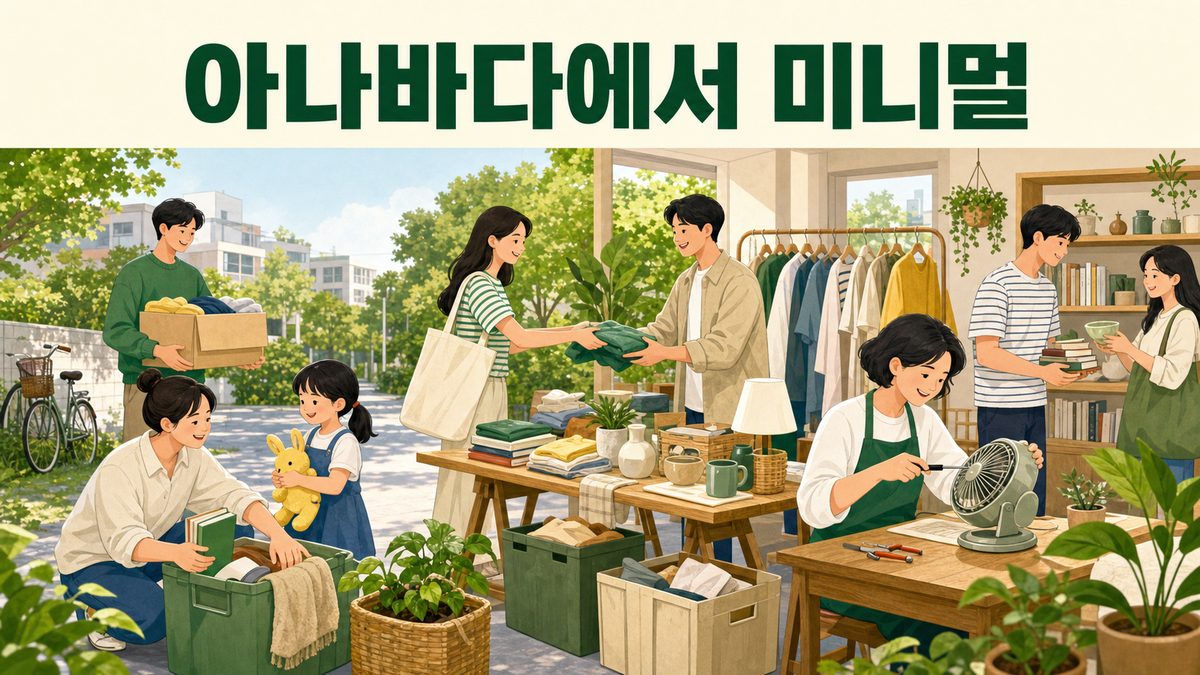 아나바다에서 미니멀 라이프까지