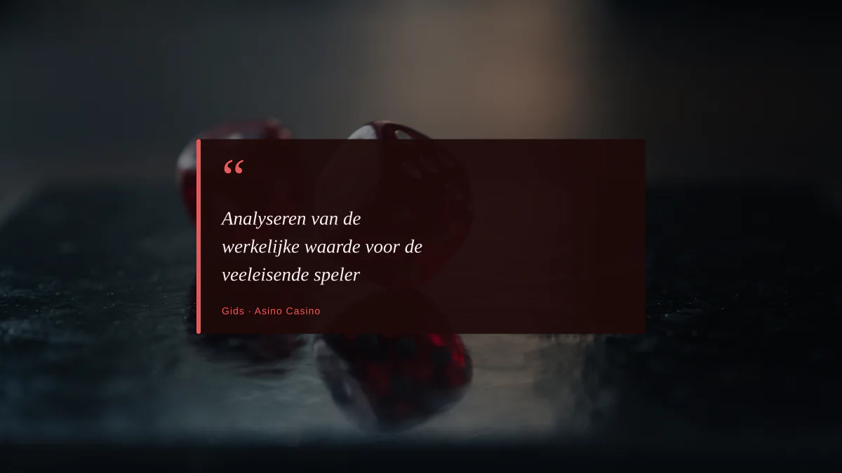 Analyseren van de werkelijke waarde voor de veeleisende speler