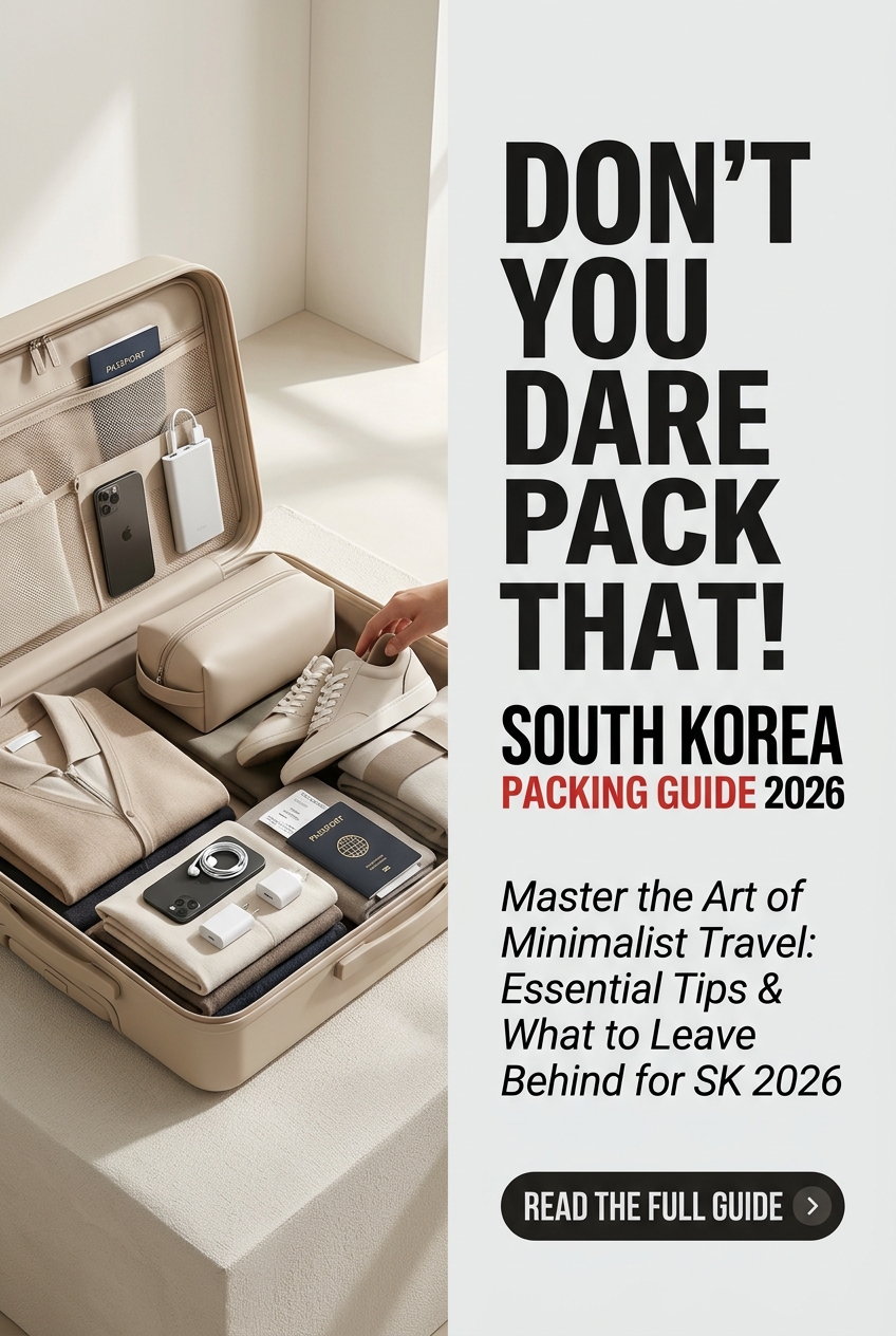 What to pack for South Korea seasonal travel guide