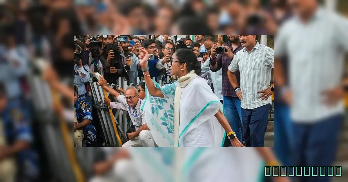 तीन घंटे तक ममता के धरने ने खुलासा, चुनाव आयोग का जवाब सुनकर रह जाएंगे हैरान! - A Woman In White Sari Walking Through A Crowd