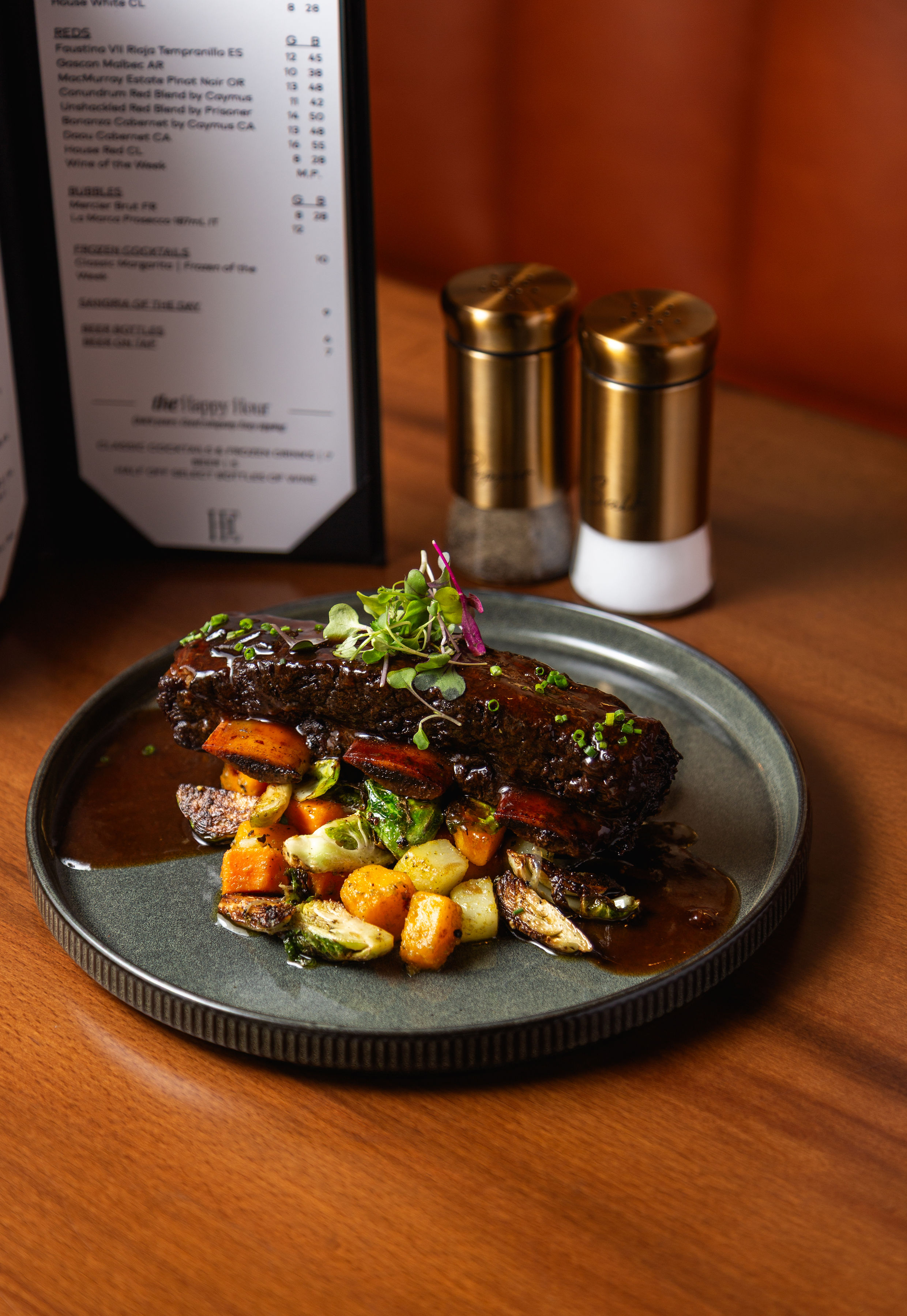 Braised Bison Short Rib