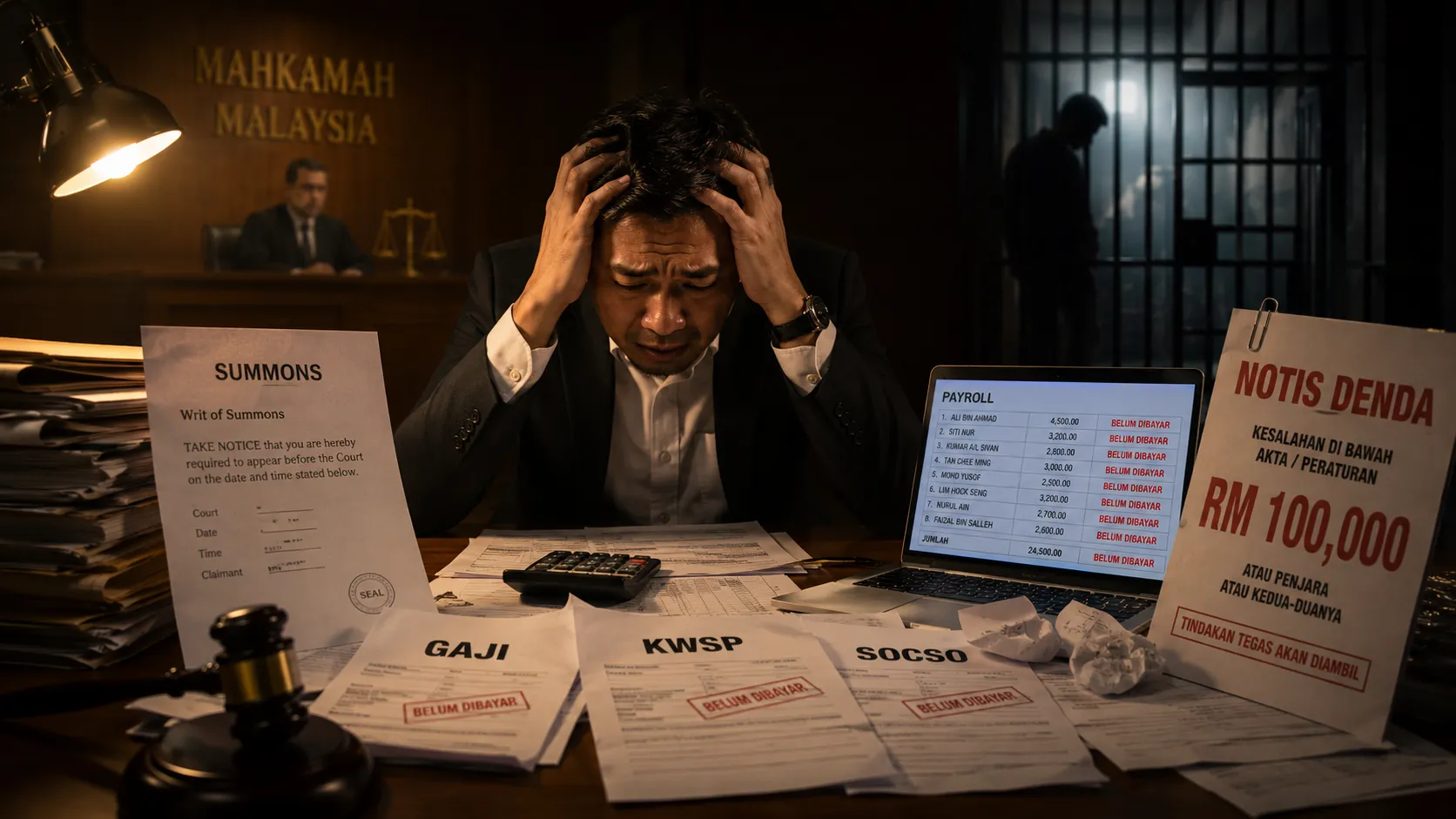 Owner SME dapat surat mahkamah kerana kesilapan payroll
