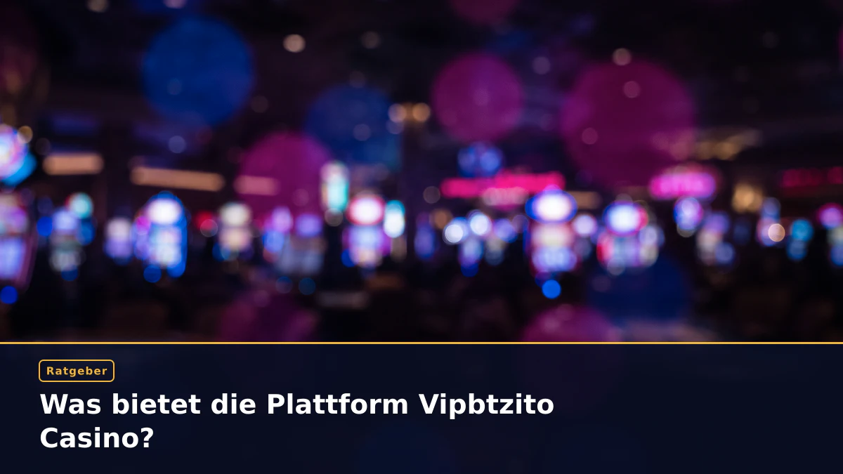 Was bietet die Plattform Vipbtzito Casino?