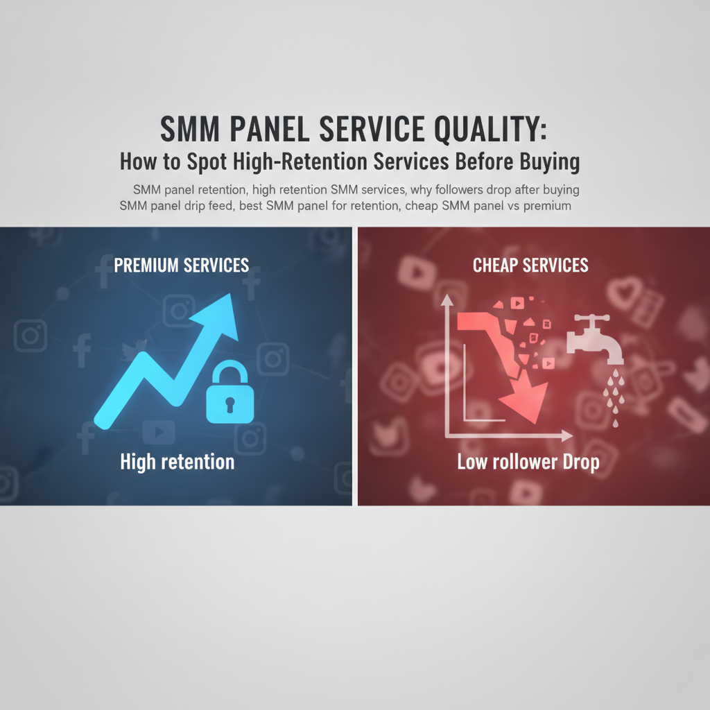 SMM Panel Service Quality: How to Spot High-Retention Services Before Buying