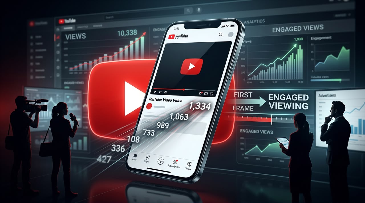 يوتيوب يغيّر قواعد احتساب المشاهدات.. التشغيل يبدأ العد من اللحظة الأولى