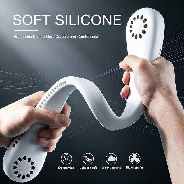 USB Rechargeable Neck Fan