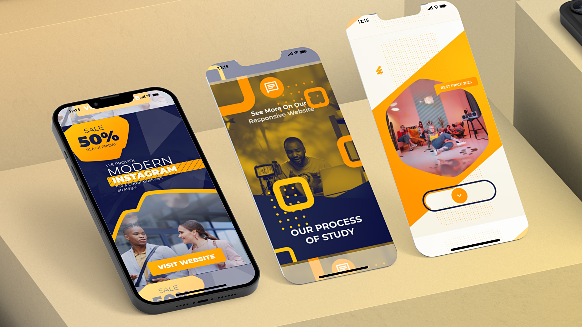 Blue Yellow Vertical Promo