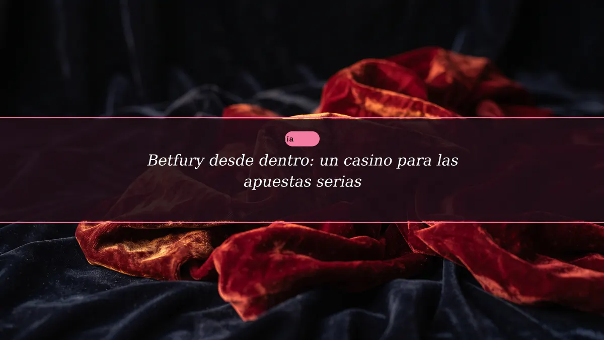 Betfury desde dentro: un casino para las apuestas serias