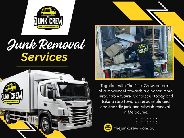 The Junk Crew takes the stress out of the process. Their residential junk removal services are designed to give you back your time so you can focus on what matters most—your family, your home, and your peace of mind.

Official Website: https://thejunkcrew.com.au/

Find Us On Google Maps: https://maps.app.goo.gl/d4nT8GgSEgxjaSTD7

Google Business Profile:https://www.google.com/maps/place/?cid=15768933340668580845

The Junk Crew
Address: 40 Southern Rd, Mentone, VIC, 3194
Phone: 0403 362 600

Our Profile: https://thejunkcrew.imgbb.com/

More Photos:

https://ibb.co/kg4KR7Rm
https://ibb.co/27pWTPHY
https://ibb.co/LdpPDKcw
https://ibb.co/RpJMGqnL