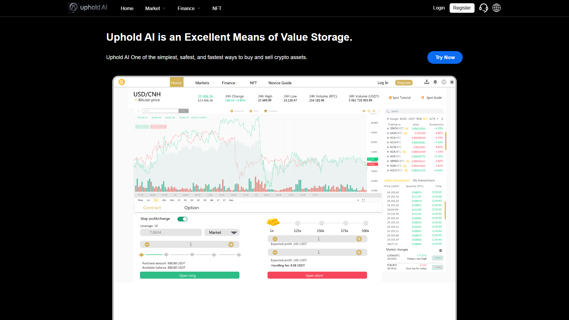 Screenshot of uphold-ais.com