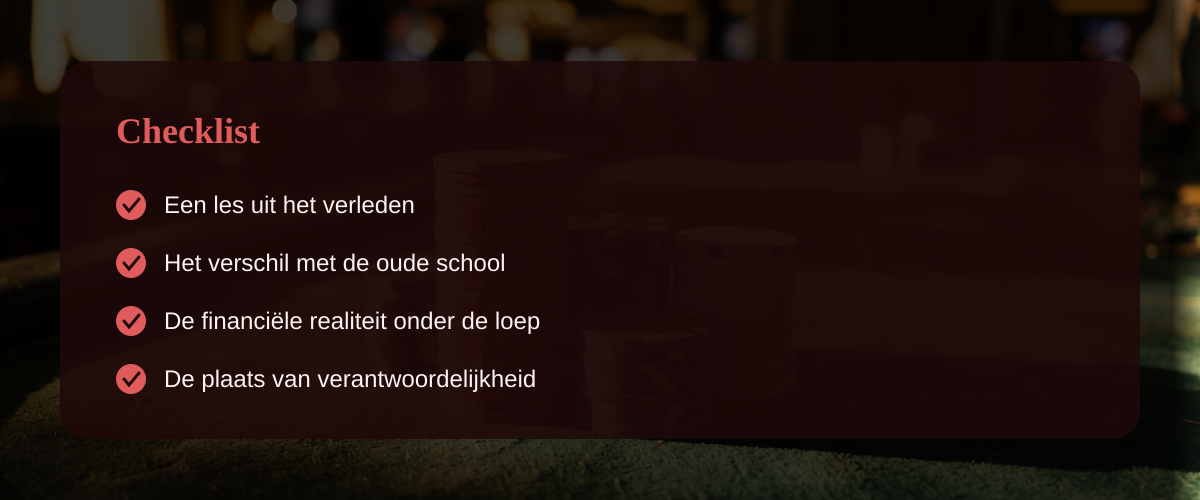 Het casino bonus buy fenomeen door de ogen van een oude rot � Checklist