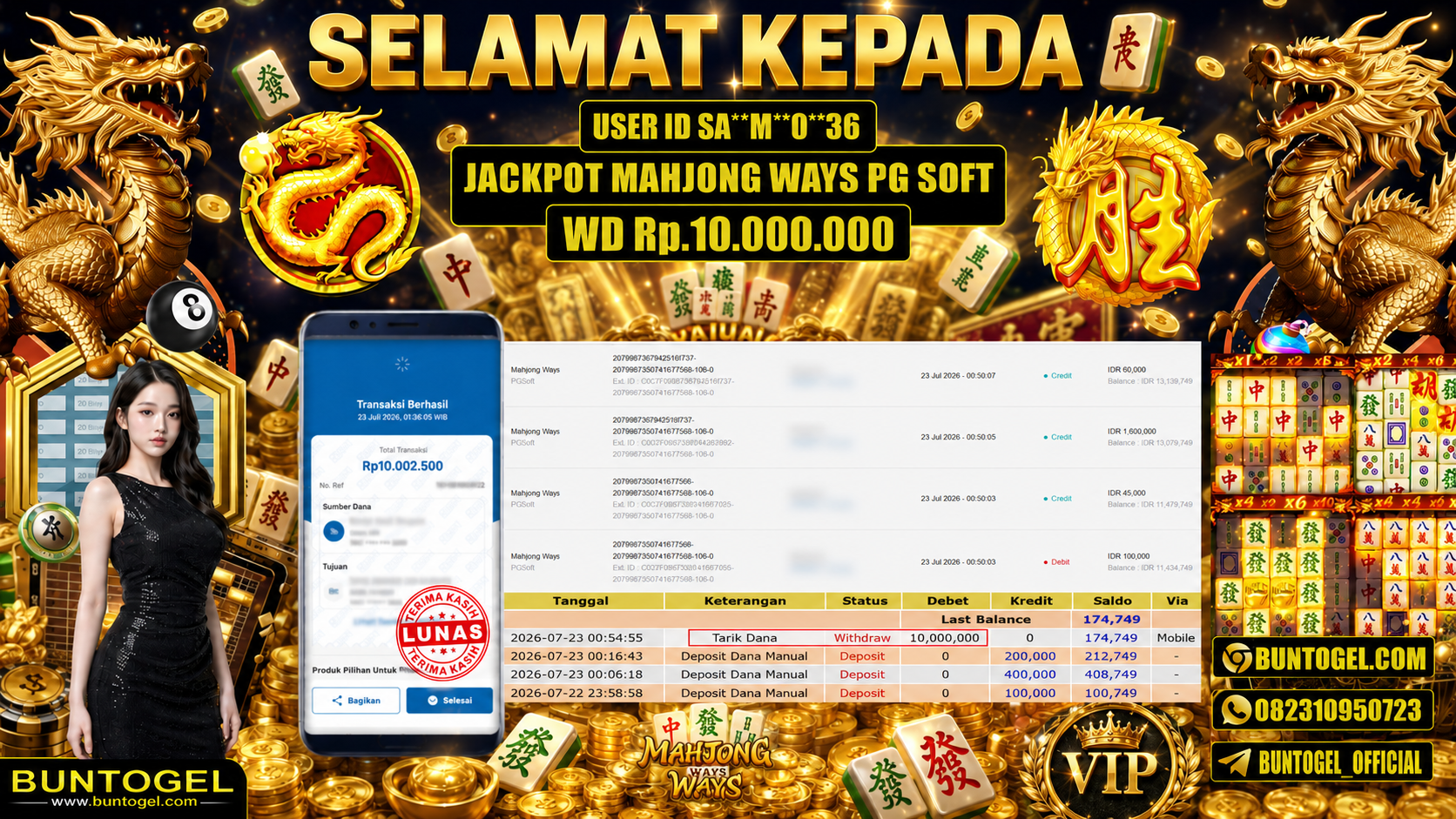 BUKTI BAYAR BUNTOGEL